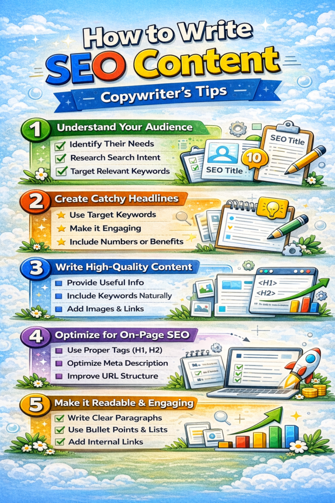 How to Write SEO Content – Copywriter’s Tips