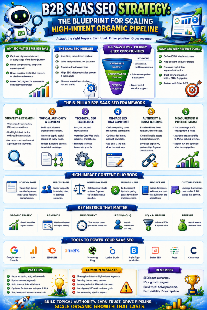 B2B SaaS SEO Strategy: The Blueprint for Scaling High-Intent Organic Pipeline