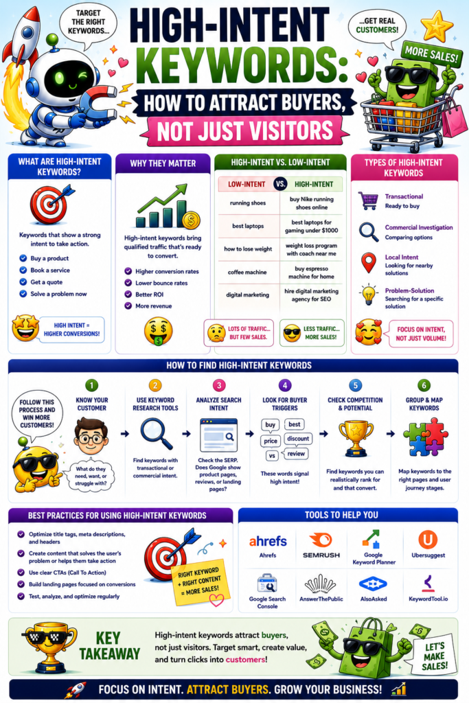 High-Intent Keywords: How to Attract Buyers, Not Just Visitors